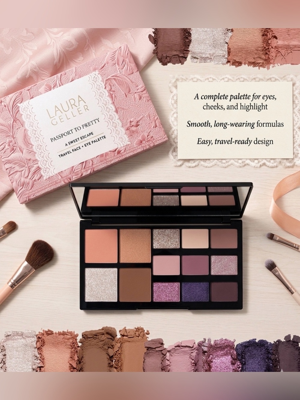 The Laura Geller Passport to Pretty Travel Face + Eye Palette